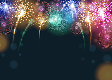pngtree new year colorful fireworks background image 430271